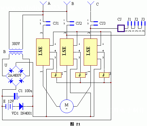 電動機(jī)缺相保護(hù)器