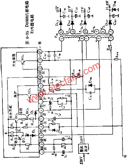 D0689內(nèi)部電路和外圍電路圖  www.brongaenegriffin.com