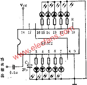 SL322作單聲道音量電平指示電路的應用  www.brongaenegriffin.com