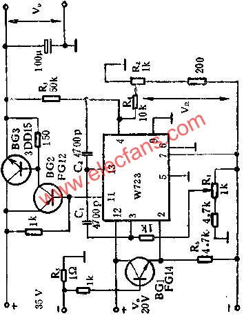 可調(diào)電壓,電流應(yīng)用線路圖  www.brongaenegriffin.com