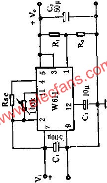 W611正電壓輸出應(yīng)用線路圖  www.brongaenegriffin.com