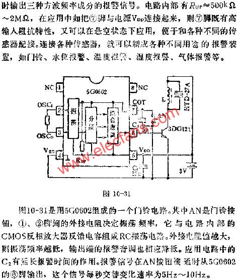 5G0602報警集成電路的應(yīng)用  www.brongaenegriffin.com