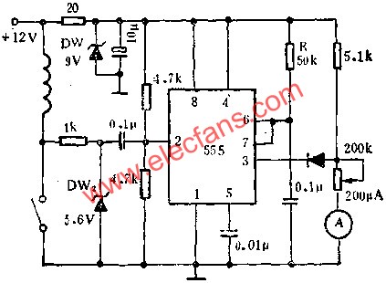 時(shí)基集成電路組成速率檢測(cè)電路圖 www.brongaenegriffin.com