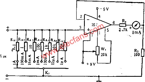 DC電流表電路圖  www.brongaenegriffin.com