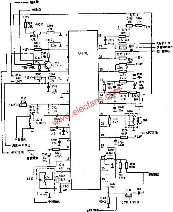 LH4501典型應用電路圖  www.brongaenegriffin.com