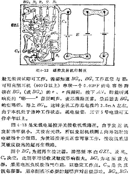 遙控開關(guān)發(fā)射機印制板