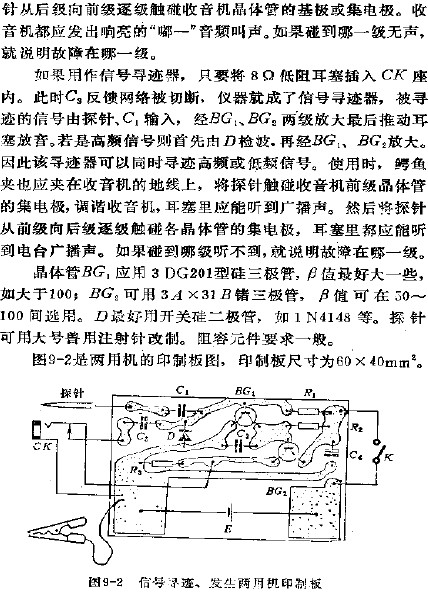 信號(hào)尋跡、發(fā)生兩用機(jī)印制板
