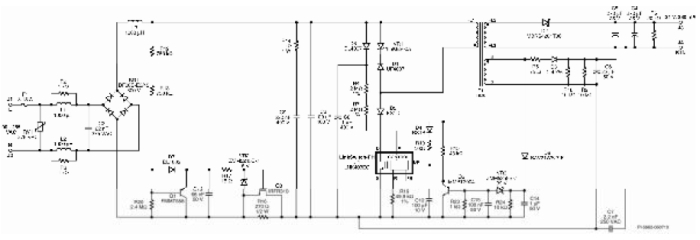 圖8:7 W可調(diào)光LED驅(qū)動(dòng)器電路圖。（電子系統(tǒng)設(shè)計(jì)）