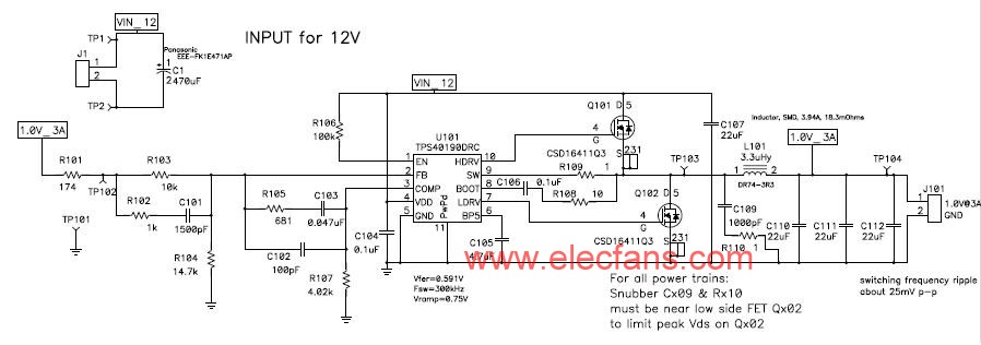 TPS40190DRC應(yīng)用電路 www.brongaenegriffin.com