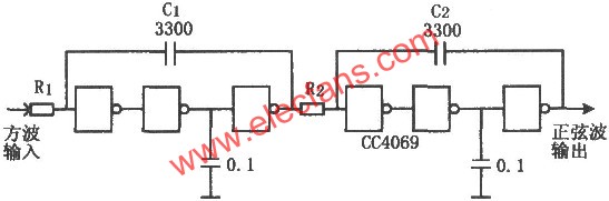 CC4069構(gòu)成的低成本積分器  www.brongaenegriffin.com