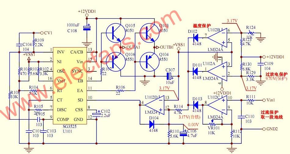sg3525應(yīng)用電路 文章來源:http://www.brongaenegriffin.com