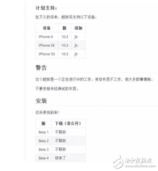 iOS10.3會(huì)出越獄？太不靠譜了，不要輕易相信！