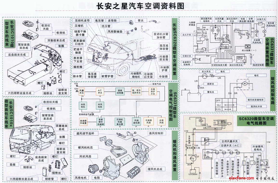 長(zhǎng)安之星汽車電路圖