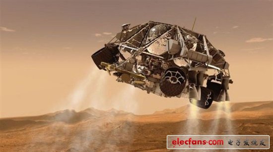 圖解“好奇”號(hào)火星車(chē)如何降落火星