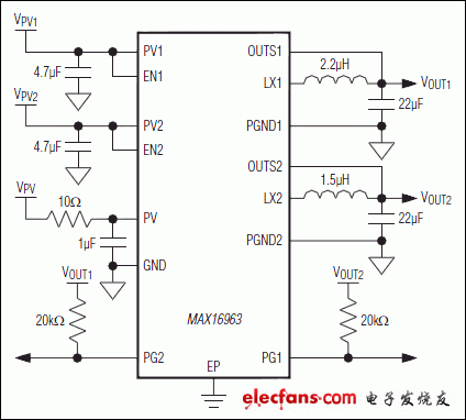 MAX16963:典型應(yīng)用電路