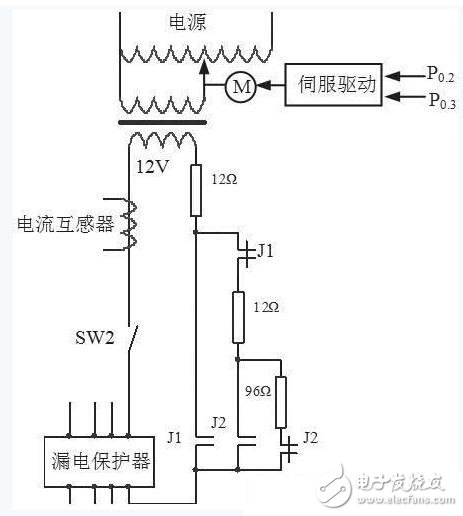 漏電保護(hù)測試系統(tǒng)電路原理分析