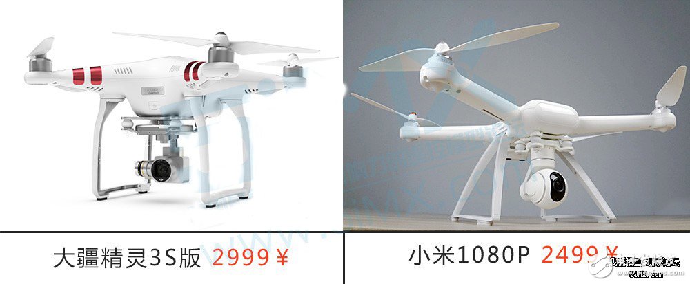 小米無人機(jī)對(duì)比精靈3s拆解 大疆“門徒”表現(xiàn)如何？