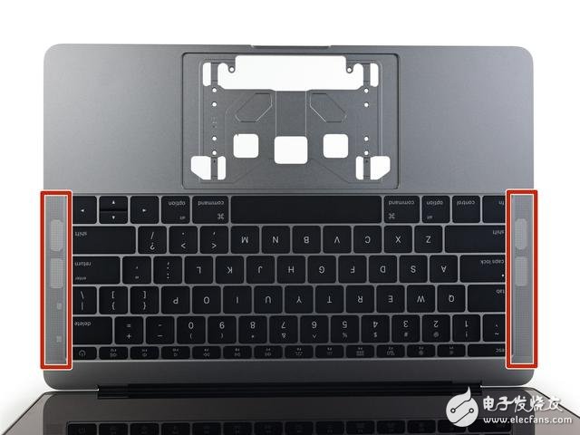 蘋(píng)果新Macbook Pro13寸拆解:集成度創(chuàng)新高度 搭配史上最好音質(zhì)