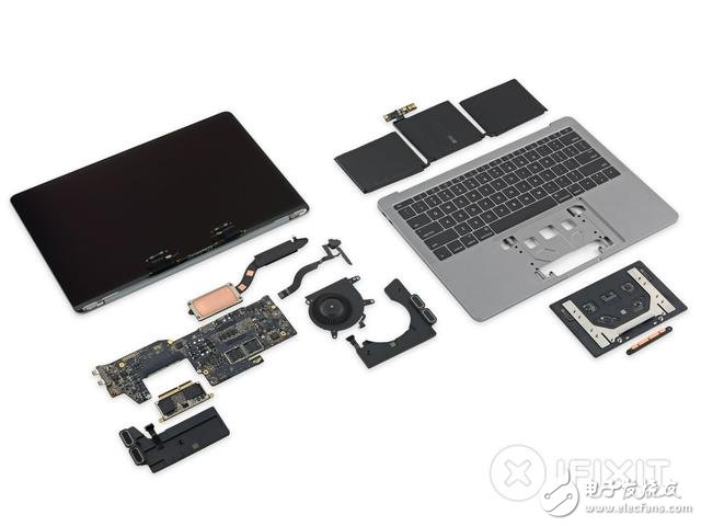 蘋(píng)果新Macbook Pro13寸拆解:集成度創(chuàng)新高度 搭配史上最好音質(zhì)