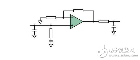 R2C2稱為反肩峰電路。當(dāng)仿真線向不匹配的負(fù)載放電會(huì)在脈沖的前沿引起顯著的肩峰。R2C2電路就是為了減小這種肩峰的，其電阻通常選擇和負(fù)載阻抗相等，而電容的大小可按電路時(shí)間常數(shù)與脈沖前沿時(shí)間大致相當(dāng)來(lái)確定。