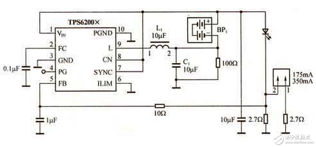 經(jīng)典增強(qiáng)型白光LED電路賞析: