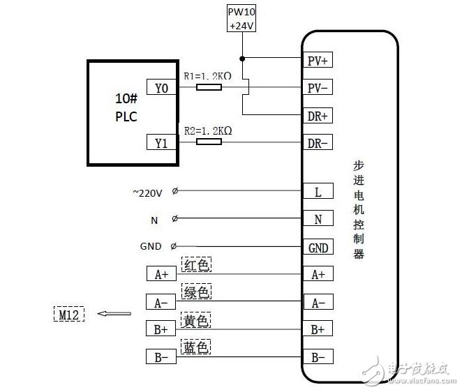 步進(jìn)電機(jī)接線圖，8線步進(jìn)電機(jī)接線圖圖解