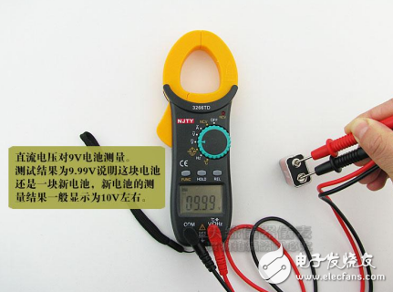 鉗形表測電壓使用方法_鉗形表上的符號(hào)圖解