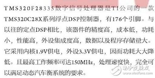 基于TMS320F28335動態(tài)汽車承重計算系統