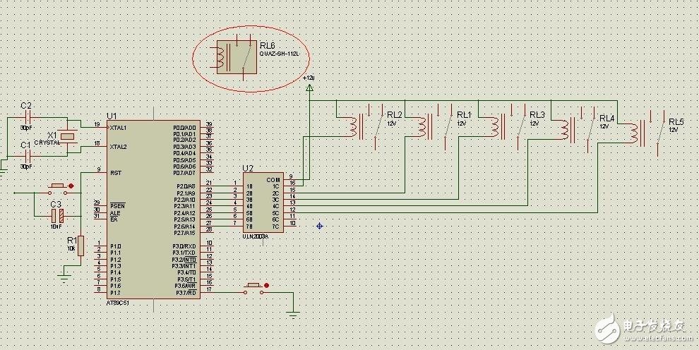 uln2003繼電器，ULN2003用于驅(qū)動(dòng)繼電器的電路