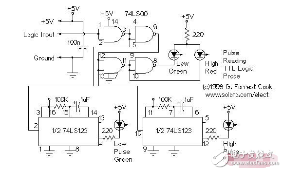 74ls00典型應用電路圖