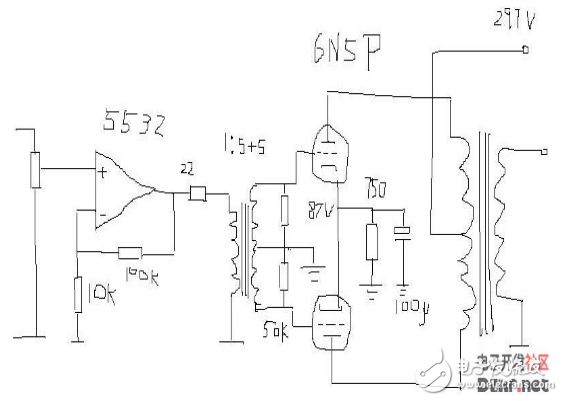 推挽電路圖全集（6n5、6N16B、6N11+6N5、6T1+6N15等推挽電路）