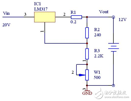 lm317應(yīng)用電路圖匯總（集成電路、擴(kuò)流電路、穩(wěn)壓電路）