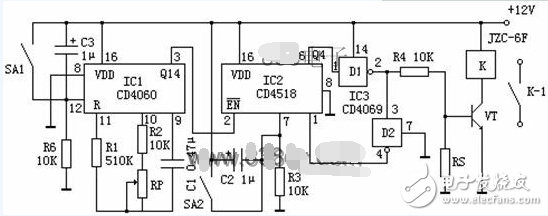 cd4069中文資料詳解（cd4069引腳圖及功能_工作原理_內部結構及應用電路）