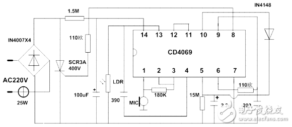 cd4069中文資料詳解（cd4069引腳圖及功能_工作原理_內部結構及應用電路）