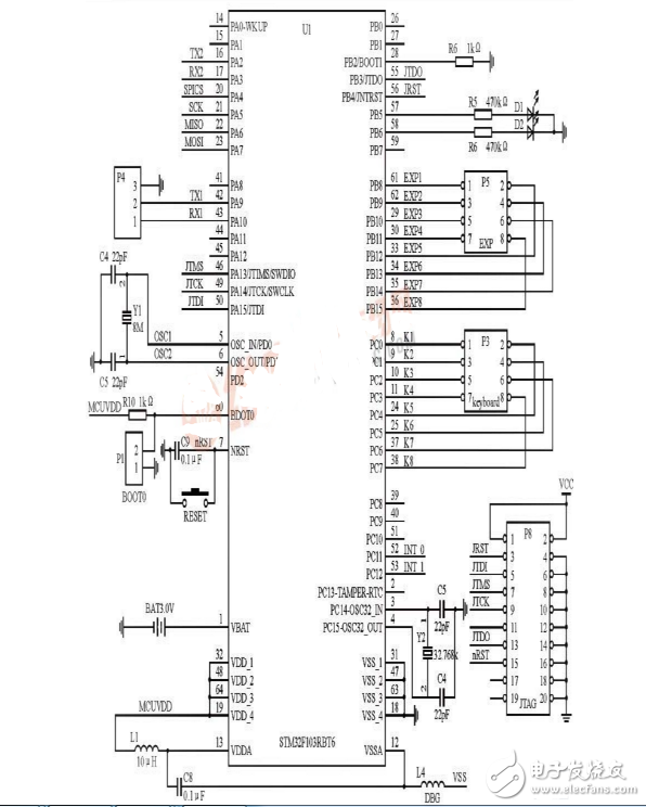 基于STM32F103和nRF24L01的近程無線數(shù)傳系統(tǒng)設(shè)計