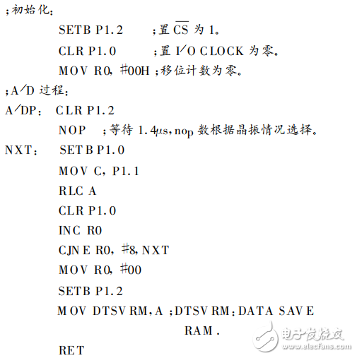 8位串行模數轉換器TLC548、TLC549的應用