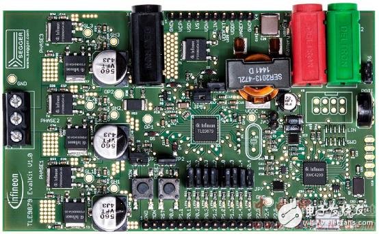 Infineon TLE9879單片汽車三相電機(jī)驅(qū)動(dòng)方案