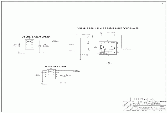 MM912－S812小型摩托車(chē)引擎ECU參考設(shè)計(jì)（特性_系統(tǒng)框圖_電路圖_pcb元件布局）