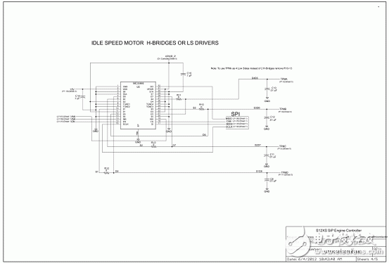 MM912－S812小型摩托車(chē)引擎ECU參考設(shè)計(jì)（特性_系統(tǒng)框圖_電路圖_pcb元件布局）