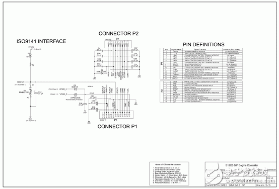 MM912－S812小型摩托車(chē)引擎ECU參考設(shè)計(jì)（特性_系統(tǒng)框圖_電路圖_pcb元件布局）