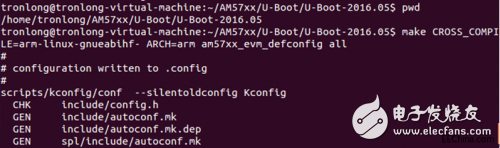 EVM開發(fā)板進行測試